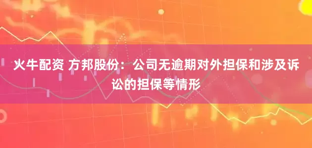 火牛配资 方邦股份：公司无逾期对外担保和涉及诉讼的担保等情形